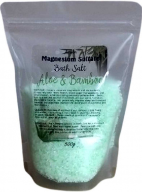 500g Bath Salt - Aloe & Bamboo